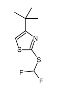 4-tert-butyl-2-(difluoromethylsulfanyl)-1,3-thiazole Structure