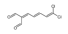 2-(5,5-dichloropenta-2,4-dienylidene)propanedial Structure