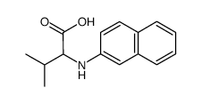 N-[2]naphthyl-valine结构式