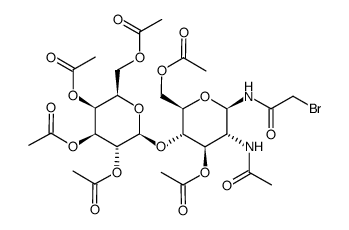 N-acetyllactosamine bromoacetamide Structure
