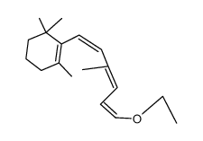 1-Ethoxy-4-methyl-6-(2,6,6-trimethyl-cyclohex-1-enyl)-hexa-1,3,5-trien结构式