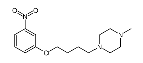 1-methyl-4-(4-(3-nitrophenoxy)butyl)piperazine Structure