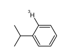 isopropyl-[2-3H]benzene结构式