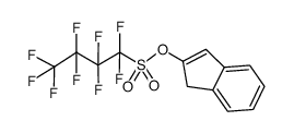1H-inden-2-yl nonafluorobutanesulfonate结构式