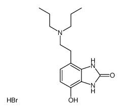 4-hydroxy-7-<2-(N,N-dipropylamino)ethyl>benzimidazol-2(3H)-one hydrobromide结构式