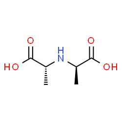 Alanine, N-(1-carboxyethyl)-, (R*,R*)- (9CI)结构式