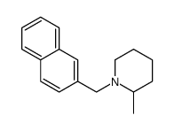 2-methyl-1-(naphthalen-2-ylmethyl)piperidine结构式