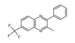 3-Phenyl-7-trifluoromethyl-2-methylquinoxaline结构式