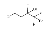 1-bromo-2,4-dichloro-1,1,2-trifluorobutane Structure