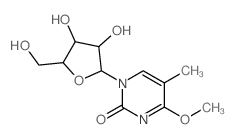 2(1H)-Pyrimidinone, 1-b-D-arabinofuranosyl-4-methoxy-5-methyl-结构式