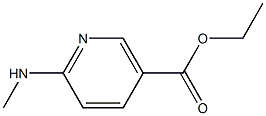 6-Methylamino-nicotinic acid ethyl ester Structure