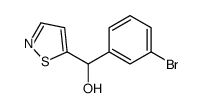 (3-bromophenyl)-(1,2-thiazol-5-yl)methanol结构式