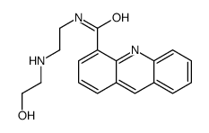 N-[2-(2-hydroxyethylamino)ethyl]acridine-4-carboxamide结构式