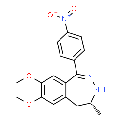 (R)-7,8-dimethoxy-4-Methyl-1-(4-nitrophenyl)-4,5-dihydro-3H-benzo[d][1,2]diazepine structure