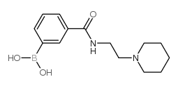 3-(2-(哌啶-1-基)乙基氨基甲酰)苯硼酸图片