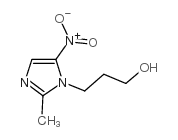 2-methyl-5-nitroIMIDAZOLE-1-propanol structure