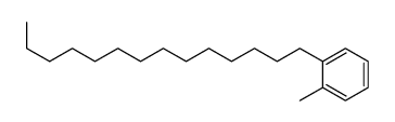 1-methyl-2-tetradecylbenzene结构式
