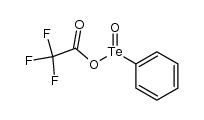 benzenetellurinic trifluoroacetate Structure