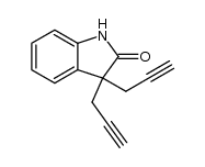 3,3-Dipropinylindolin-2-on Structure