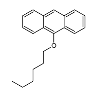 9-hexoxyanthracene Structure