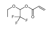 (1-ethoxy-2,2,2-trifluoroethyl) prop-2-enoate结构式