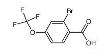 2-Bromo-4-(trifluoromethoxy)benzonic acid structure