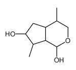4,7-dimethyl-1,3,4,4a,5,6,7,7a-octahydrocyclopenta[c]pyran-1,6-diol结构式