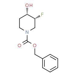 (3R,4S)-3-氟-4-羟基哌啶-1-羧酸苄酯图片