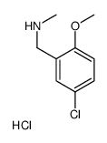 1-(5-Chloro-2-methoxyphenyl)-N-methylmethanamine hydrochloride (1 :1) Structure