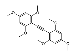 1,3,5-trimethoxy-2-[2-(2,4,6-trimethoxyphenyl)ethynyl]benzene结构式