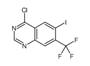 4-Chloro-6-iodo-7-(trifluoromethyl)quinazoline结构式