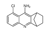 1,4-Methanoacridin-9-amine, 8-chloro-1,2,3,4-tetrahydro Structure