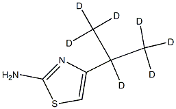 2-Amino-4-(iso-propyl-d7)-thiazole结构式