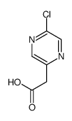 2-(5-chloropyrazin-2-yl)acetic acid结构式