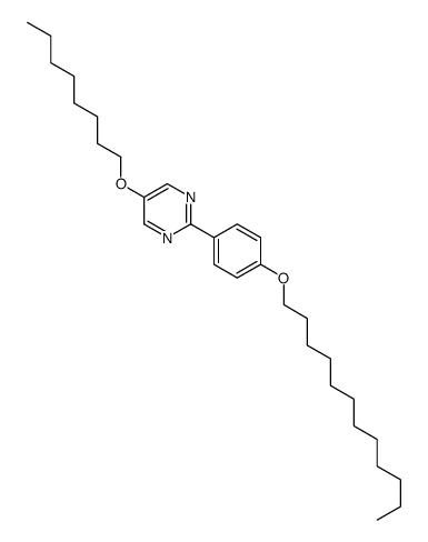 2-(4-dodecoxyphenyl)-5-octoxypyrimidine Structure
