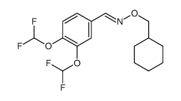 1-[3,4-bis(difluoromethoxy)phenyl]-N-(cyclohexylmethoxy)methanimine Structure