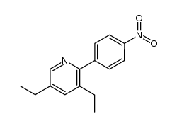 3,5-diethyl-2-(4-nitrophenyl)pyridine结构式