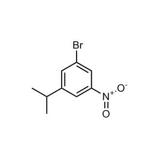 1-Bromo-3-isopropyl-5-nitrobenzene Structure