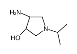 trans-4-amino-1-isopropyl-3-pyrrolidinol(SALTDATA: 2HCl)结构式
