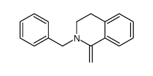 2-benzyl-1-methylidene-3,4-dihydroisoquinoline结构式