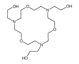2-[10,16-bis(2-hydroxyethyl)-1,7,13-trioxa-4,10,16-triazacyclooctadec-4-yl]ethanol结构式