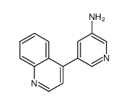 5-(quinolin-4-yl)pyridin-3-amine Structure