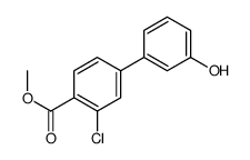 methyl 2-chloro-4-(3-hydroxyphenyl)benzoate结构式