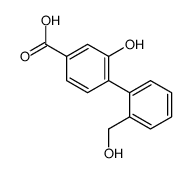 3-hydroxy-4-[2-(hydroxymethyl)phenyl]benzoic acid Structure