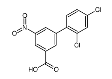 3-(2,4-dichlorophenyl)-5-nitrobenzoic acid结构式