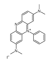 2-N,2-N,8-N,8-N-tetramethyl-10-phenylphenazin-10-ium-2,8-diamine,iodide结构式