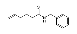 N-benzylhex-5-enethioamide Structure