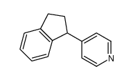 4-(2,3-dihydro-1H-inden-1-yl)pyridine结构式