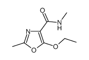 5-ETHOXY-N,2-DIMETHYLOXAZOLE-4-CARBOXAMIDE结构式