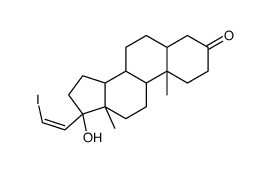 17-(2-iodovinyl)dihydrotestosterone structure